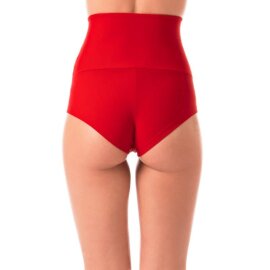 Dragonfly High Waist Shorts Betty XS Red
