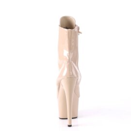 Pleaser ADORE-1020 Plateau Ankle Boots Patent Nude