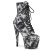 Pleaser ADORE-1020DP Plateau Ankle Boots Black White