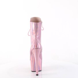 Pleaser ADORE-1020HG Plateau Ankle Boots Holo Light Pink