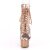 Pleaser ADORE-1020SQ Plateau Ankle Boots Sequins Rose Gold