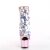 Pleaser ADORE-1031SSQ Plateau Ankle Boots Sequins Chrome Light Pink