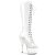 Pleaser ADORE-2021C Platform Knee-High Boots Transparent