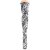 Pleaser ADORE-3000DP Plateau Overknee Boots Black White