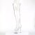 Pleaser ADORE-3021 Plateau Overknee Boots Transparent