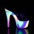 Pleaser ADORE-701GXY Plateau Mules Glitter Transparent Colorful
