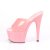 Pleaser ADORE-701N Plateau Mules Light Pink