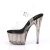 Pleaser ADORE-708T Plateau Sandalettes Smoke Transparent Grey