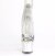 Pleaser ADORE-765RM Plateau Sandalettes Mesh Chrome Silver