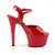 Pleaser ASPIRE-609 Plateau Sandalettes Patent Red