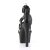 Pleaser ASPIRE-658 Plateau Sandalettes Faux Leather Black