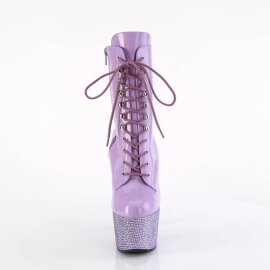 Pleaser BEJEWELED-1020-7 Plateau Ankle Boots Holo...