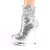 Pleaser BLONDIE-R-1009 Plateau Ankle Boots Sequins Chrome Silver