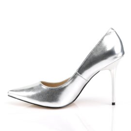 Pleaser CLASSIQUE-20 Pumps Metallic Silver