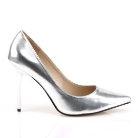 Pleaser CLASSIQUE-20 Pumps Metallic Silver