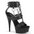 Pleaser DELIGHT-661 Plateau Sandalettes Faux Leather Black