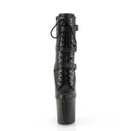 Pleaser ENCHANT-1043 Platform Ankle Boots Faux Leather Black