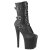 Pleaser ENCHANT-1043 Platform Ankle Boots Faux Leather Black