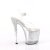 Pleaser ENCHANT-708T-LT Plateau Sandalettes Transparent Colorful