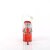 Pleaser ESTEEM-708 Plateau Sandalettes Chrome Red