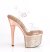 Pleaser ESTEEM-708CHLG Plateau Sandalettes Glitter Rose Gold
