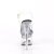 Pleaser FLASHDANCE-708 Plateau Sandalettes Transparent Black