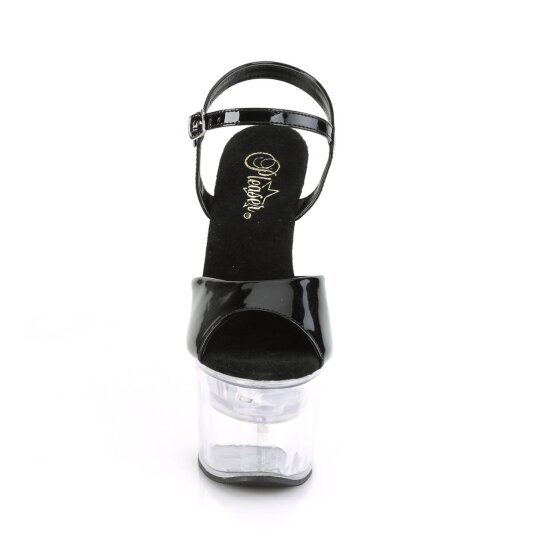 Pleaser FLASHDANCE-709 Plateau Sandalettes Transparent Colorful