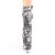 Pleaser FLAMINGO-1020DP Plateau Ankle Boots Black White