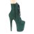Pleaser FLAMINGO-1020FS Plateau Ankle Boots Suede Green