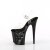 Pleaser FLAMINGO-808NLSK Plateau Sandalettes Transparent Black
