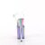 Pleaser FLAMINGO-808RG-01 Plateau Sandalettes Glitter Transparent Colorful