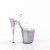 Pleaser FLAMINGO-808RG-01 Plateau Sandalettes Glitter Transparent Colorful
