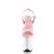 Pleaser FLAMINGO-809 Plateau Sandalettes Patent Light Pink White