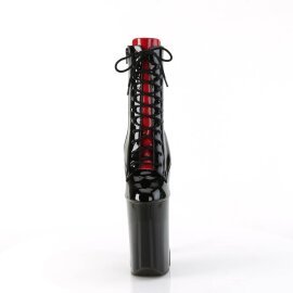 Pleaser INFINITY-1020FH Plateau Ankle Boots Patent Black