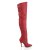 Pleaser LEGEND-8899 Overknee Boots Leather Red
