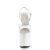 Pleaser NAUGHTY-809 Plateau Sandalettes Patent White
