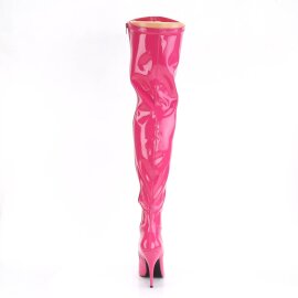 Pleaser SEDUCE-3000 Overknee Boots Patent Pink