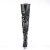 Pleaser SEDUCE-3010 Overknee Boots Faux Leather Black