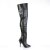 Pleaser SEDUCE-3010 Overknee Boots Faux Leather Black