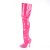 Pleaser SEDUCE-3010 Overknee Boots Patent Pink