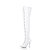 Pleaser SEDUCE-3024 Overknee Boots Patent White