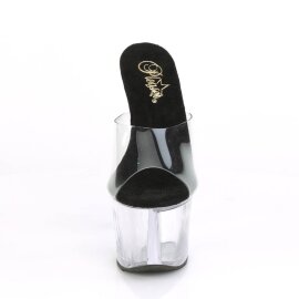 Pleaser SKY-301 Plateau Mules Transparent
