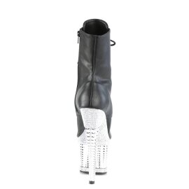 Pleaser SPECTATOR-1021RS Plateau Ankle Boots Patent Black