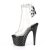 Pleaser STARDUST-1018C-2RS Plateau Ankle Boots Transparent Black