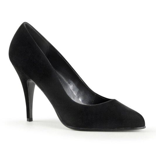 Pleaser VANITY-420 Pumps Velvet Black