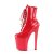 Pleaser XTREME-1020 Plateau Ankle Boots Patent Red
