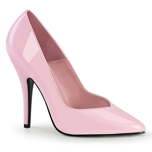 Pleaser SEDUCE-420V Pumps Patent Light Pink EU-35 / US-5