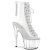 Pleaser ADORE-1016C-2 Plateau Ankle Boots Rhinestones Transparent EU-41 / US-11