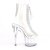 Pleaser ADORE-1016C-2 Plateau Ankle Boots Rhinestones Transparent EU-39 / US-9