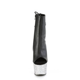 Pleaser ADORE-1018LG Plateau Ankle Boots Faux Leather...